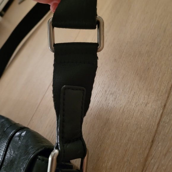 FOSSIL laptop bag genuine black leather - Picture 11 of 14